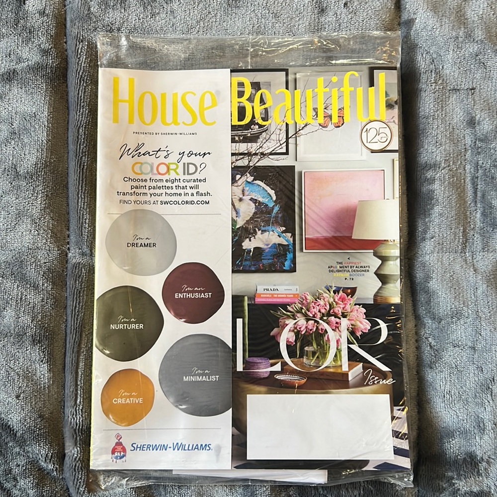 House Beautiful Magazine April/May 2021 The Color Issue